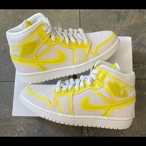 Jordan 1 Mid Opti Yellow (W)